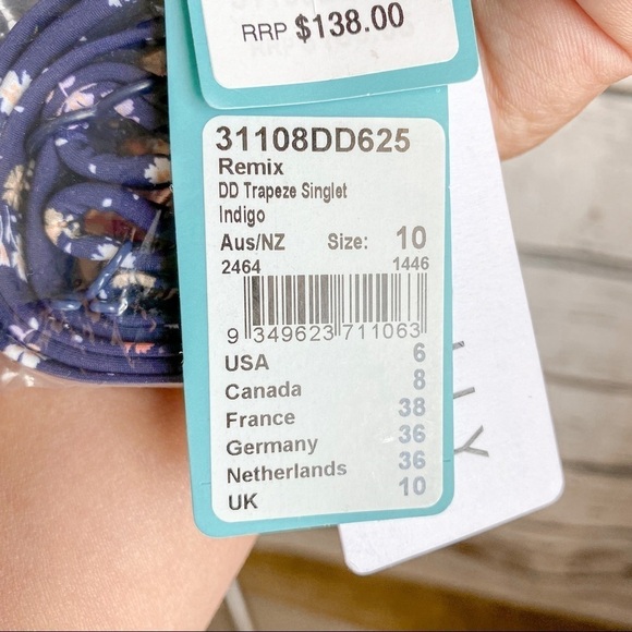 NWT Seafolly Australia DD Trapeze Singlet top - Picture 5 of 10